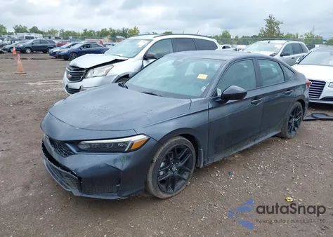 2025 Honda Civic Sport/Sport Touring z USA, uszkodzony, nr VIN 2HGFE4F82SH321389